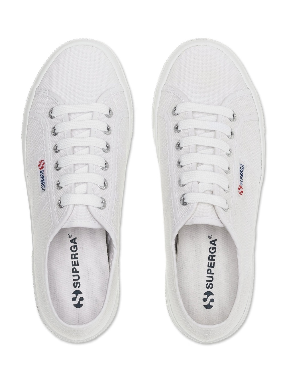 Superga Women’s 2740 White Canvas Sneakers EU Size 38